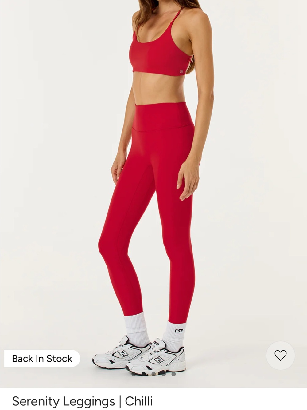 CSB Serenity Leggings - Chili. NWT. Size S. CSB Serenity - Picture 1 of 6
